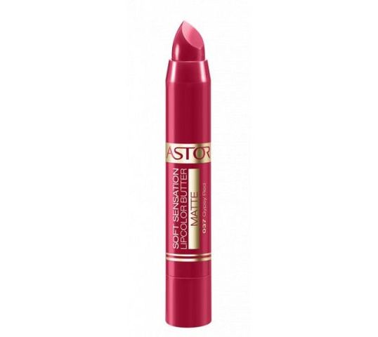 Astor Soft Sensation Lipcolor Butter Matte pomadka do ust w kredce 37 Gypsy Red 4,8g