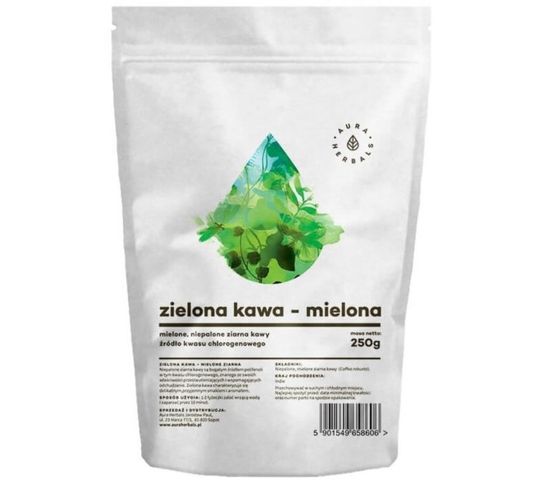 Aura Herbals Kawa Zielona mielona 250g