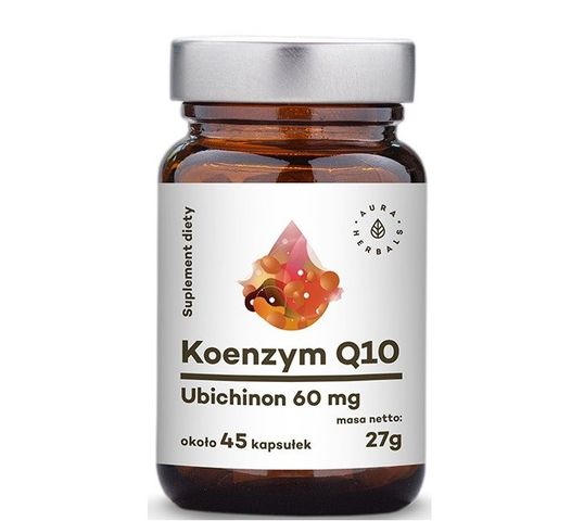 Aura Herbals Koenzym Q10 Ubichinon 60mg suplement diety 45 kapsułek