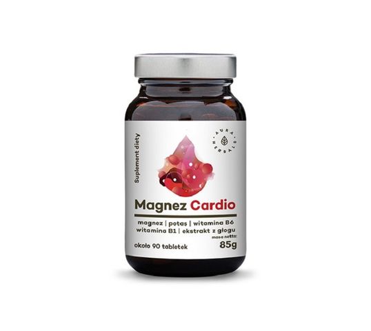 Aura Herbals Magnez Cardio suplement diety 90 tabletek 85g
