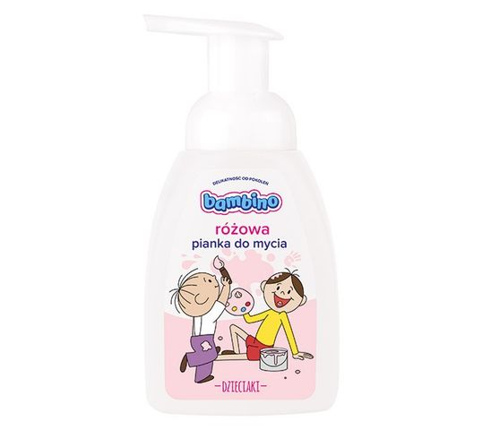 Bambino – Dzieciaki Pianka do mycia dla dzieci Różowa (250 ml)