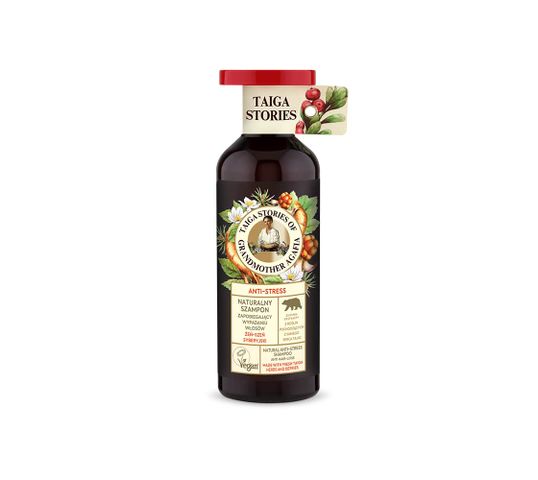 Bania Agafii – Tajga Stories naturalny szampon zapobiegający wypadaniu włosów żeńszeń syberyjski (500 ml)