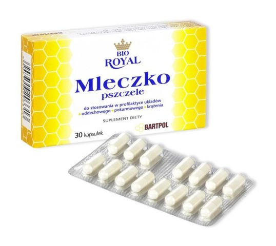 Bartpol Royal Mleczko Pszczele suplement diety 30 kapsułek