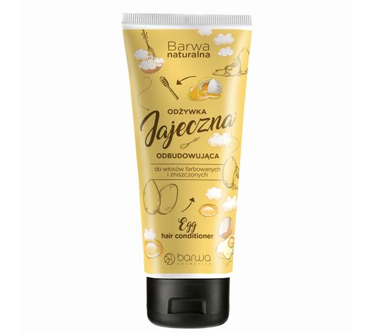 Barwa NATURALNA ODŻYWKA JAJECZNA tuba 200ml