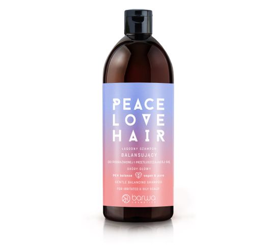 BARWA PEACE LOVE HAIR szampon balansujący 480ml