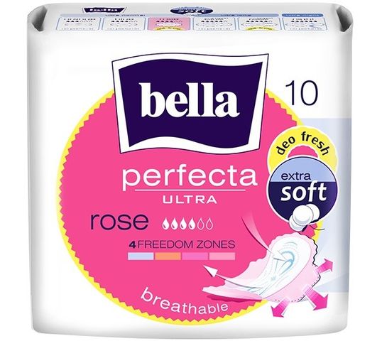 Bella Perfecta Rose Podpaski ultra cienkie extra soft - deo fresh (1op. - 10 szt.)
