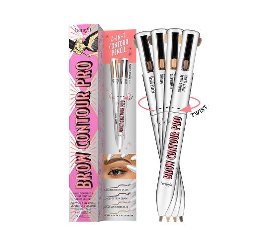 Benefit Cosmetics Brow Contour Pro 4 in 1 kredka do kontrowania brwi Brown Medium (0,4 g)