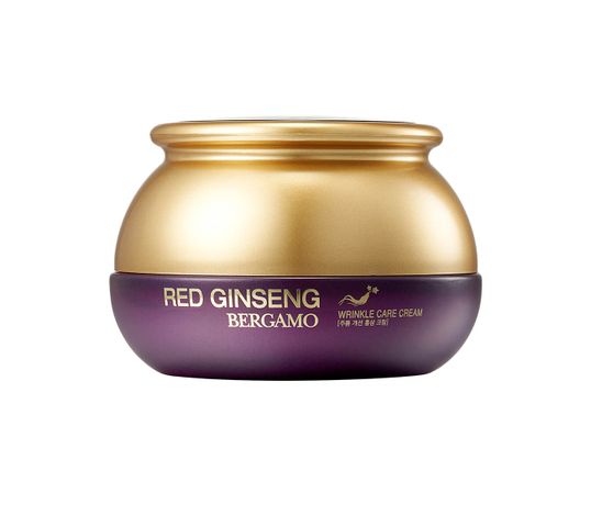 BERGAMO Red Ginseng Wrinkle Care Cream krem przeciwzmarszczkowy z czerwonym żeń-szeniem 50ml