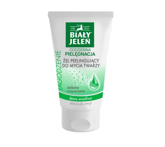 Biały Jeleń żel peelingujący do twarzy łagodzenie (150 ml)