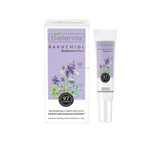 Bielenda Bakuchiol regenerujący krem pod oczy przeciwzmarszczkowy (15 ml)