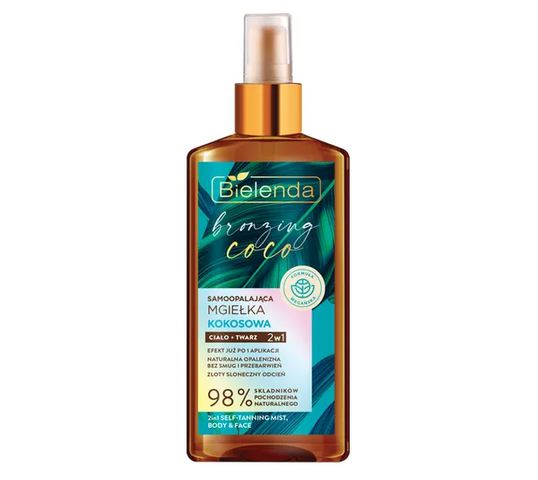 Bielenda Bronzing Coco samoopalająca mgiełka ciało + twarz 2w1 (150 ml)