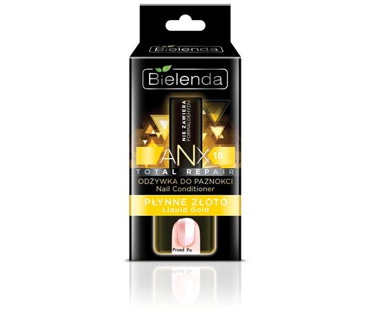 Bielenda ANX Total Repair odżywka do paznokci płynne złoto (11 ml)