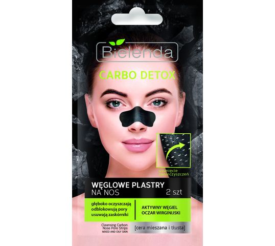 Bielenda Carbo Detox plastry węglowe na nos