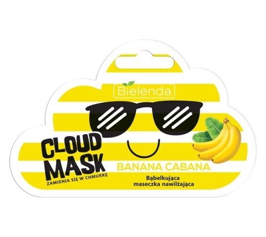 Bielenda Cloud Mask (bąbelkująca maseczka nawilżająca Banana Cabana 1 op.)
