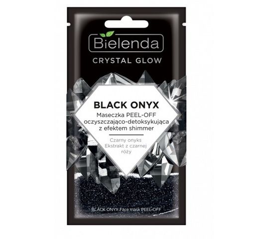 Bielenda Crystal Glow Black Onyx maseczka oczyszczająco-detoksująca PEEL-OFF (8 g)