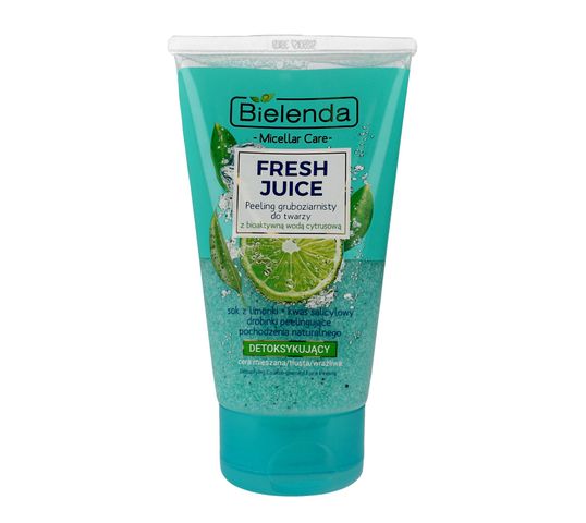 Bielenda Fresh Juice peeling gruboziarnisty do twarzy detoksykujący (150 ml)