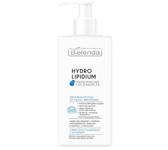 Bielenda Hydro Lipidium delikatna emulsja do mycia i demakijażu (300 ml)