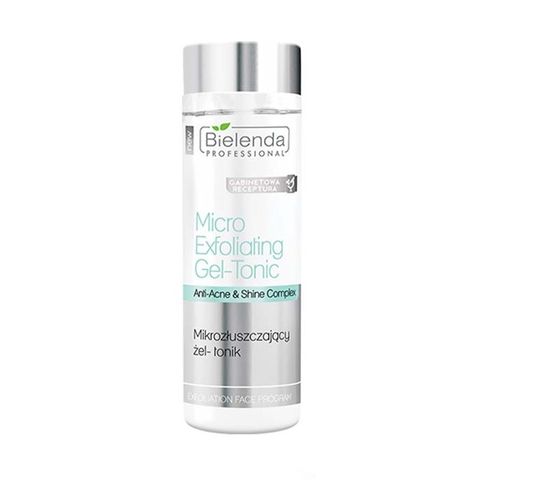 Bielenda Professional Micro Exfoliating Gel-Tonic mikrozłuszczający żel-tonik (200 g)