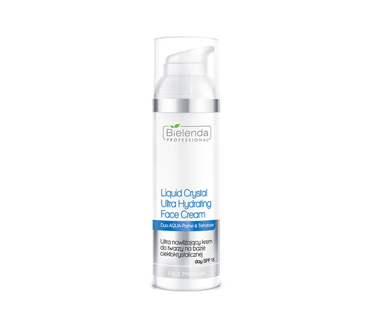 Bielenda Professional Face Program Liquid Crystal Ultra Hydrating Face Cream ultranawilżający krem do twarzy na bazie ciekłokrystalicznej SPF15 (50 ml)
