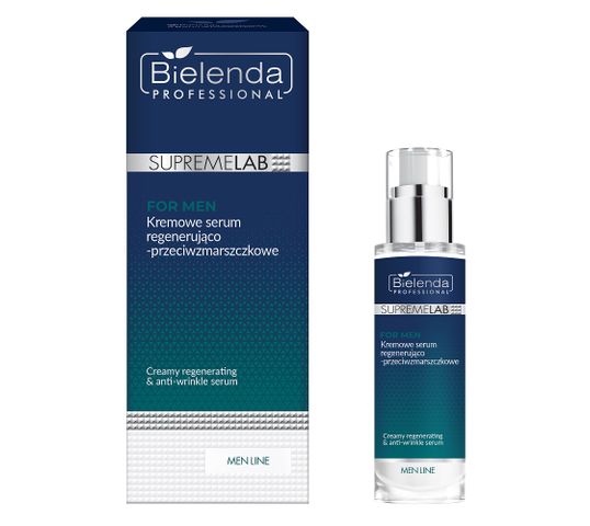Bielenda Professional SupremeLab For Men kremowe serum regenerująco-przeciwzmarszczkowe 30ml
