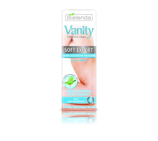 Bielenda Vanity Soft Expert Zestaw do depilacji ultra nawilżajacy ciało-bikini (100 ml)