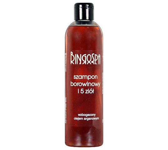 BingoSpa szampon borowinowy 5 ziół wzbogacony olejem arganowym 300 ml