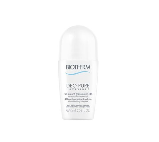 Biotherm Deo Pure Invisible 48h dezodorant antyperspiracyjny w kulce o działaniu łagodzącym