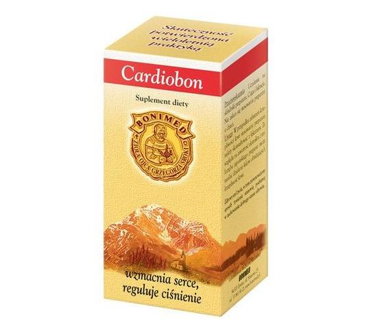 Bonimed Cardiobon wzmacnia serce reguluje ciśnienie suplement diety 60 kapsułek