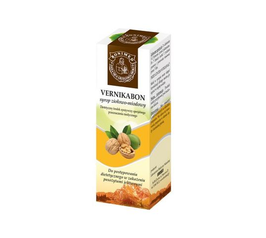 Bonimed Vernikabon syrop ziołowo-miodowy suplement diety 130g