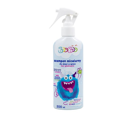 Booboo Szampon micelarny dla dzieci w sprayu bez spłukiwania (200 ml)