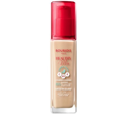Bourjois Healthy Mix Clean wegański podkład rozświetlający 51.2 Golden Vanilla (30 ml)