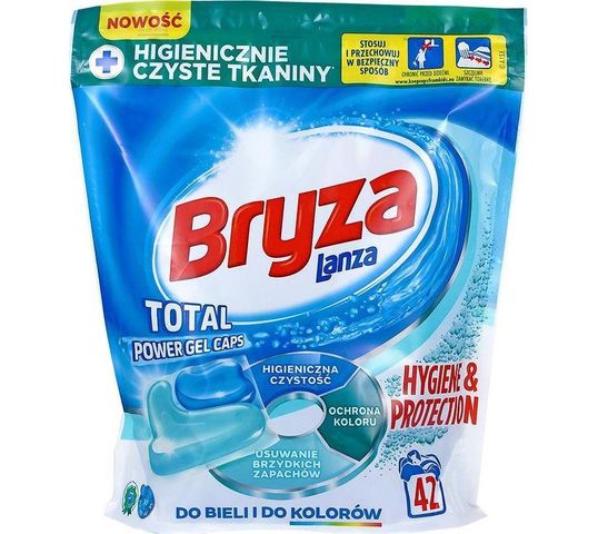 Bryza Lanza Hygiene & Protection Gel Caps kapsułki do prania do bieli i kolorów 42szt