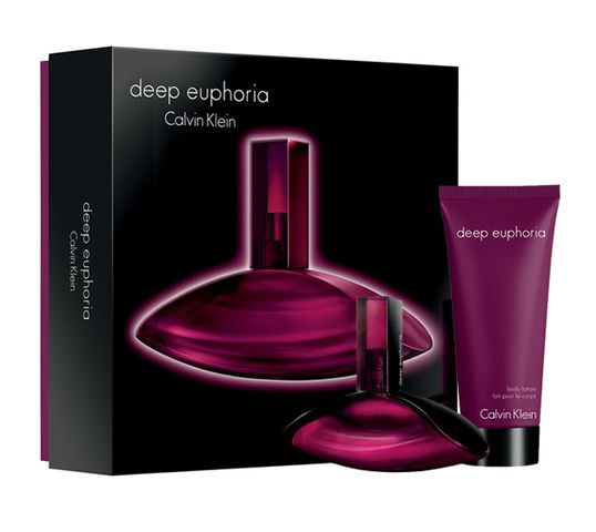 Calvin Klein Euphoria Deep zestaw woda perfumowana spray 50ml + perfumowany balsam do ciała 100ml