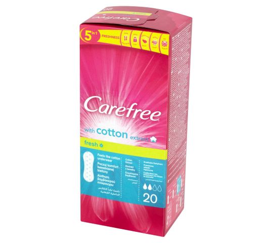 Carefree Cotton Fresh wkładki higieniczne 1 op.- 20 szt.