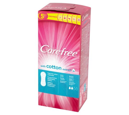 Carefree Cotton wkładki higieniczne 1 op.- 20 szt.