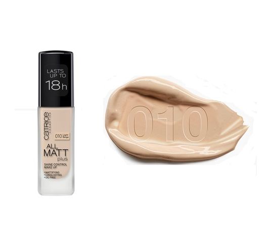 Catrice podkład matujący All Matt 010 Light Beige (30 ml)