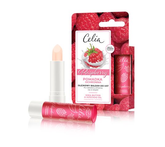 Celia olejkowy balsam do ust malina