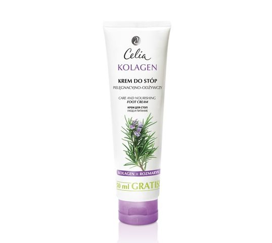 Celia Seria kolagenowa krem do stóp do skóry suchej i popękanej 75 ml + 50 ml gratis