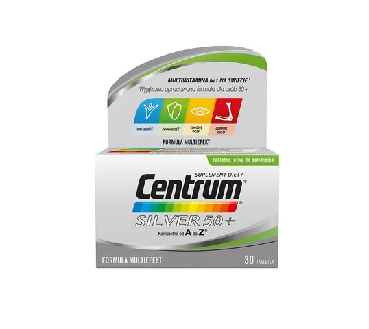 Centrum Silver 50+ witaminy suplement diety (30 tabletek)