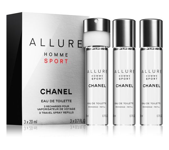 Chanel Allure Homme Sport woda toaletowa spray 20ml + wkład 2x20ml