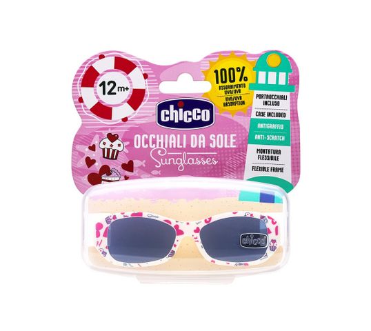 Chicco Okulary przeciwsłoneczne dla dziewczynki 12m+ Białe