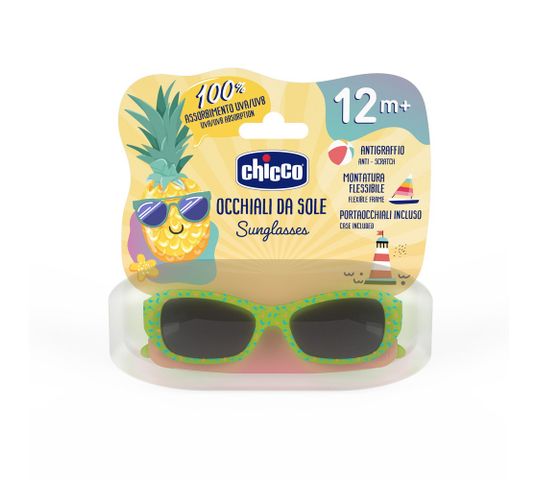 Chicco Okulary przeciwsłoneczne z filtrem UV dla dzieci 12m+ Zielone