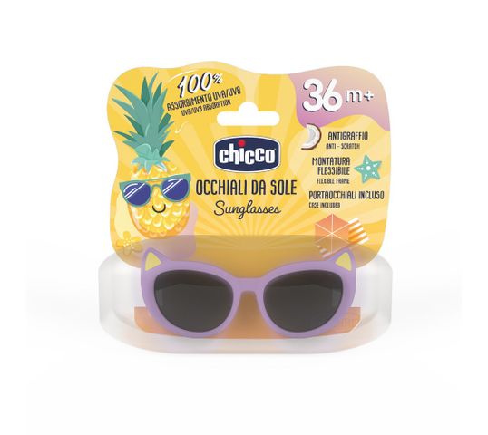 Chicco Okulary przeciwsłoneczne z filtrem UV dla dzieci 36m+ Fioletowe