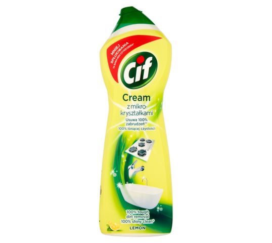 Cif Lemon Cream mleczko do czyszczenia z mikrokryształkami 780 g