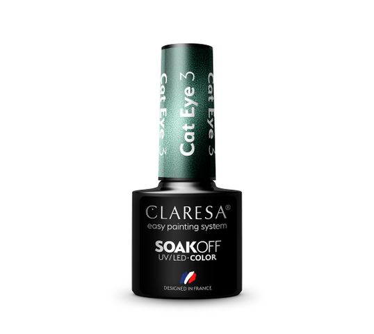 Claresa Soak Off UV/LED Cat Eye lakier hybrydowy 3 (5 g)