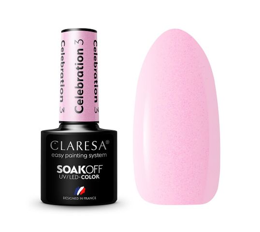 Claresa Soak Off UV/LED Celebration lakier hybrydowy 3 5g