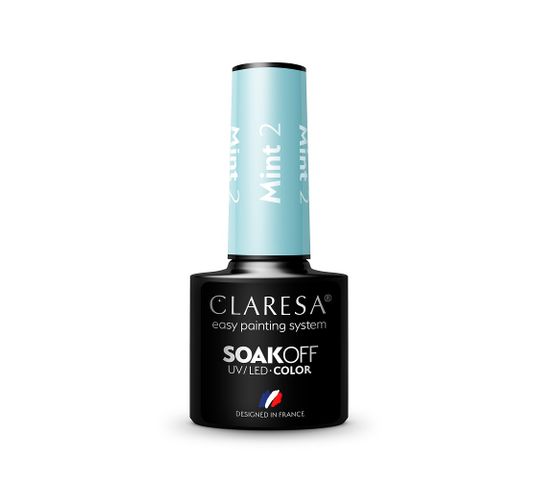 Claresa Soak Off UV/LED Mint lakier hybrydowy 2 (5 g)