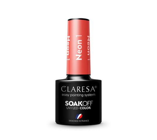 Claresa Soak Off UV/LED Neon lakier hybrydowy 1 (5 g)