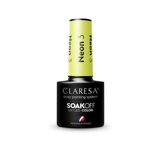 Claresa Soak Off UV/LED Neon lakier hybrydowy 3 (5 g)