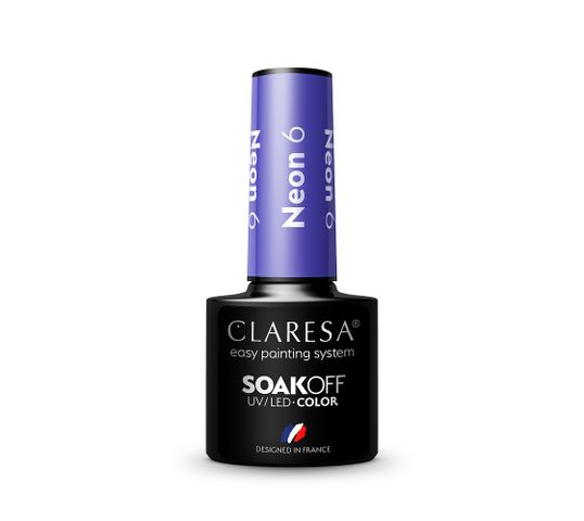 Claresa Soak Off UV/LED Neon lakier hybrydowy 6 (5 g)